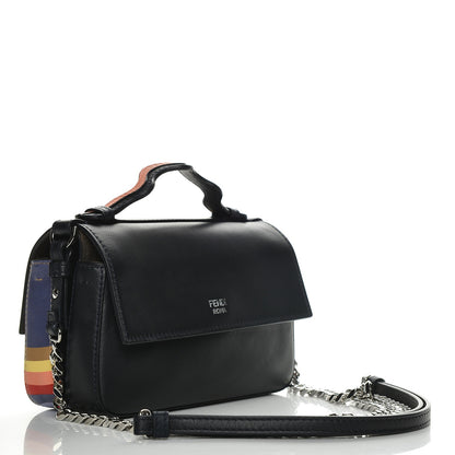 Fendi Vitello Dolce Hypnotic Micro Double Baguette Multicolor Blue Notte 3 of 10