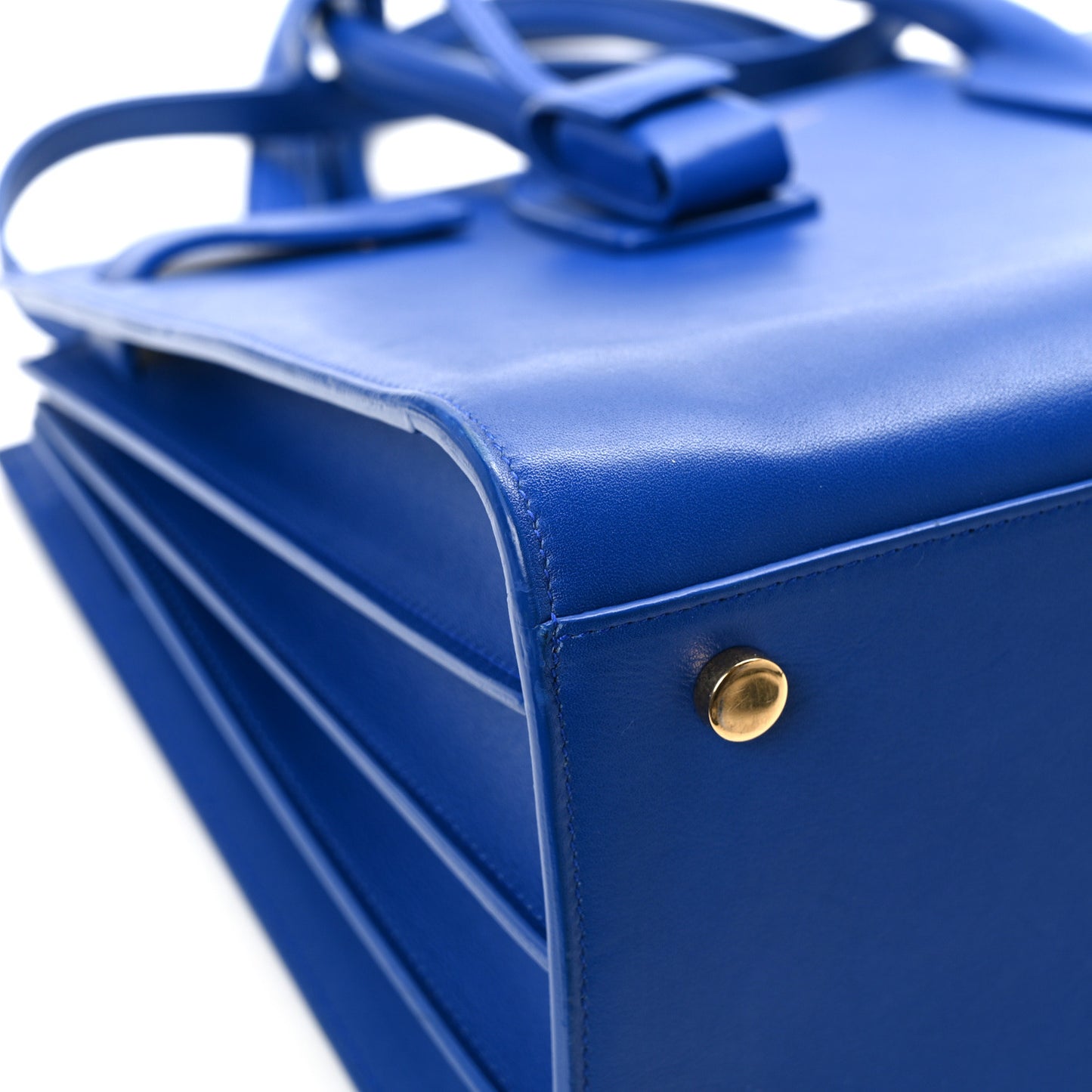 Calfskin Small Sac De Jour Royal Blue