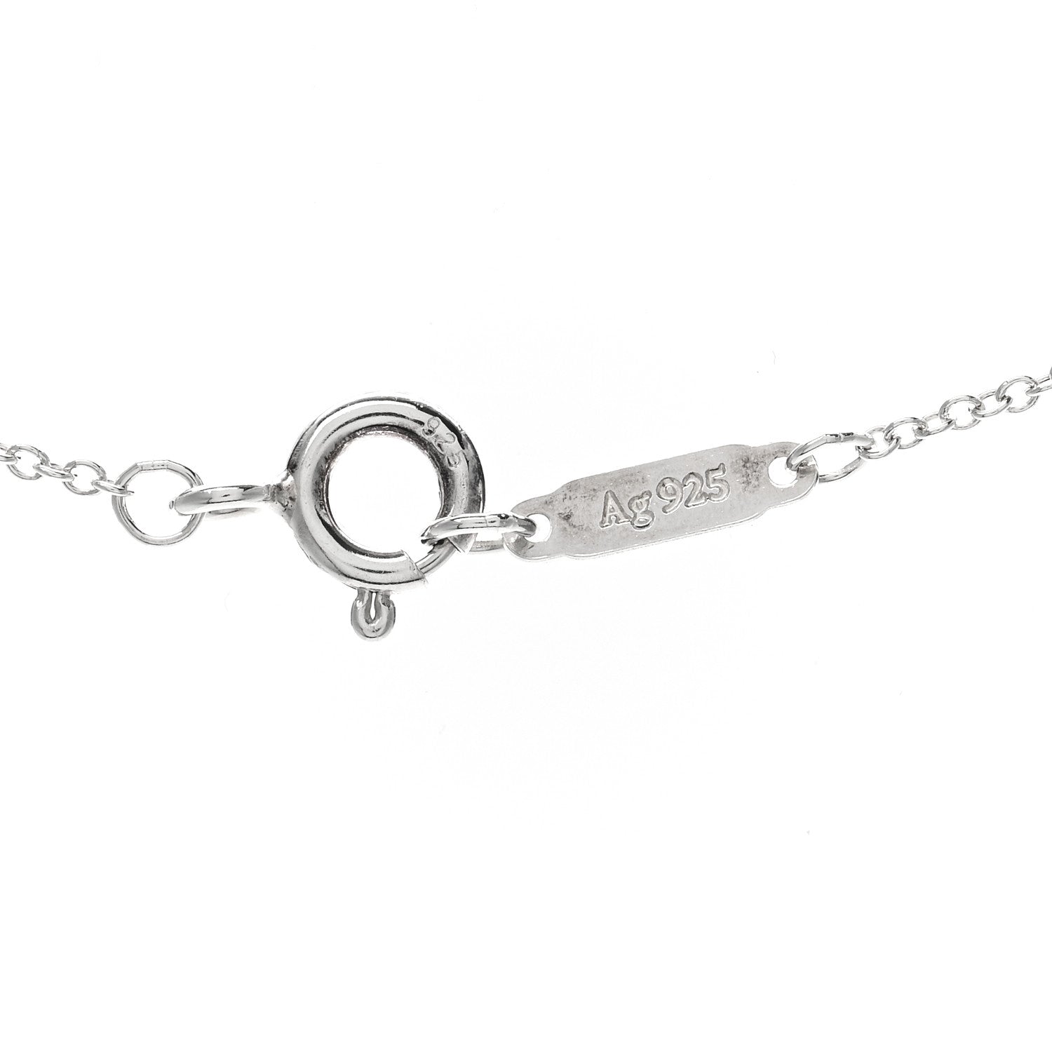 Tiffany Sterling Silver Mini Mom Heart Tag Pendant Necklace 6 of 6