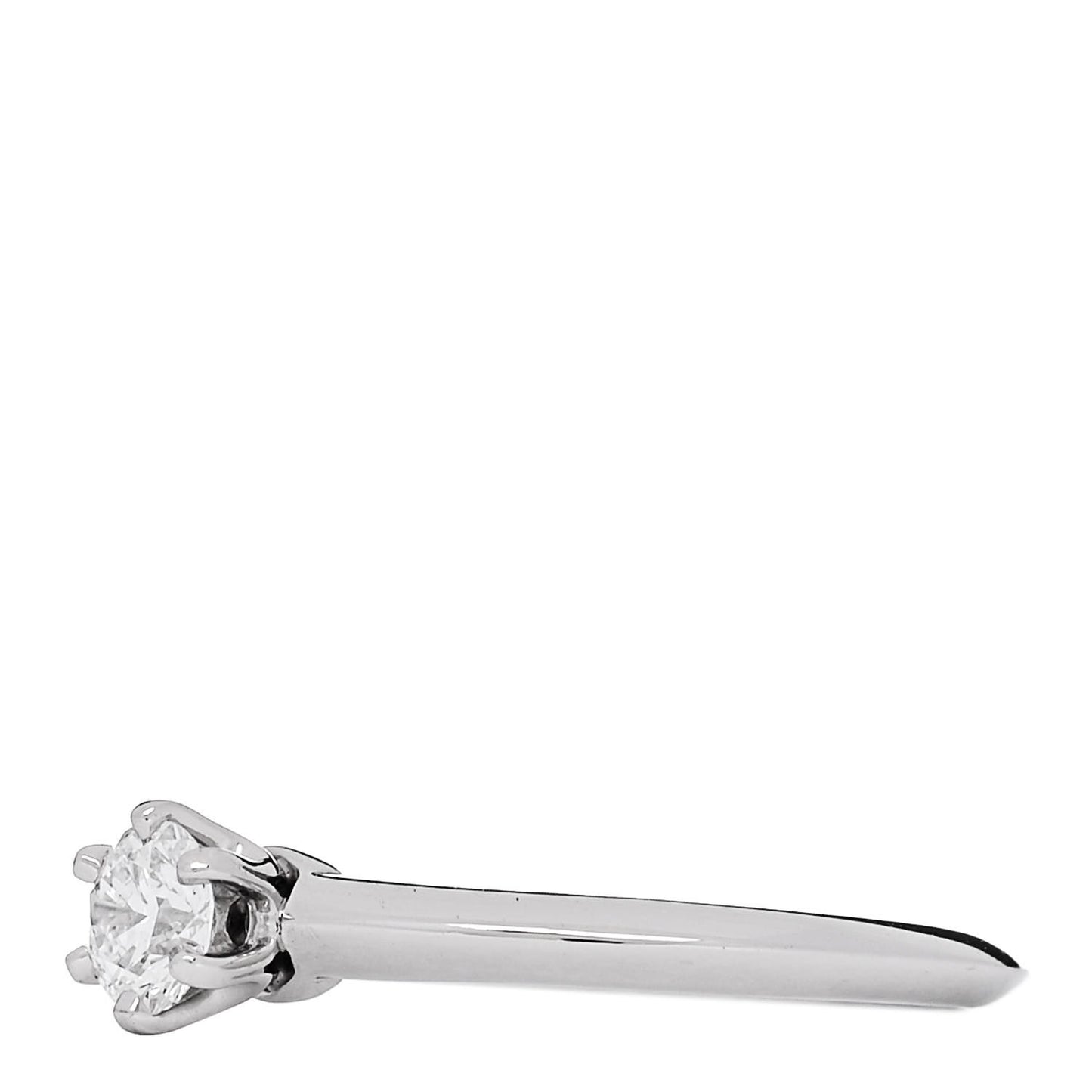Platinum Diamond .26ct Solitaire Engagement Ring 47 4.25
