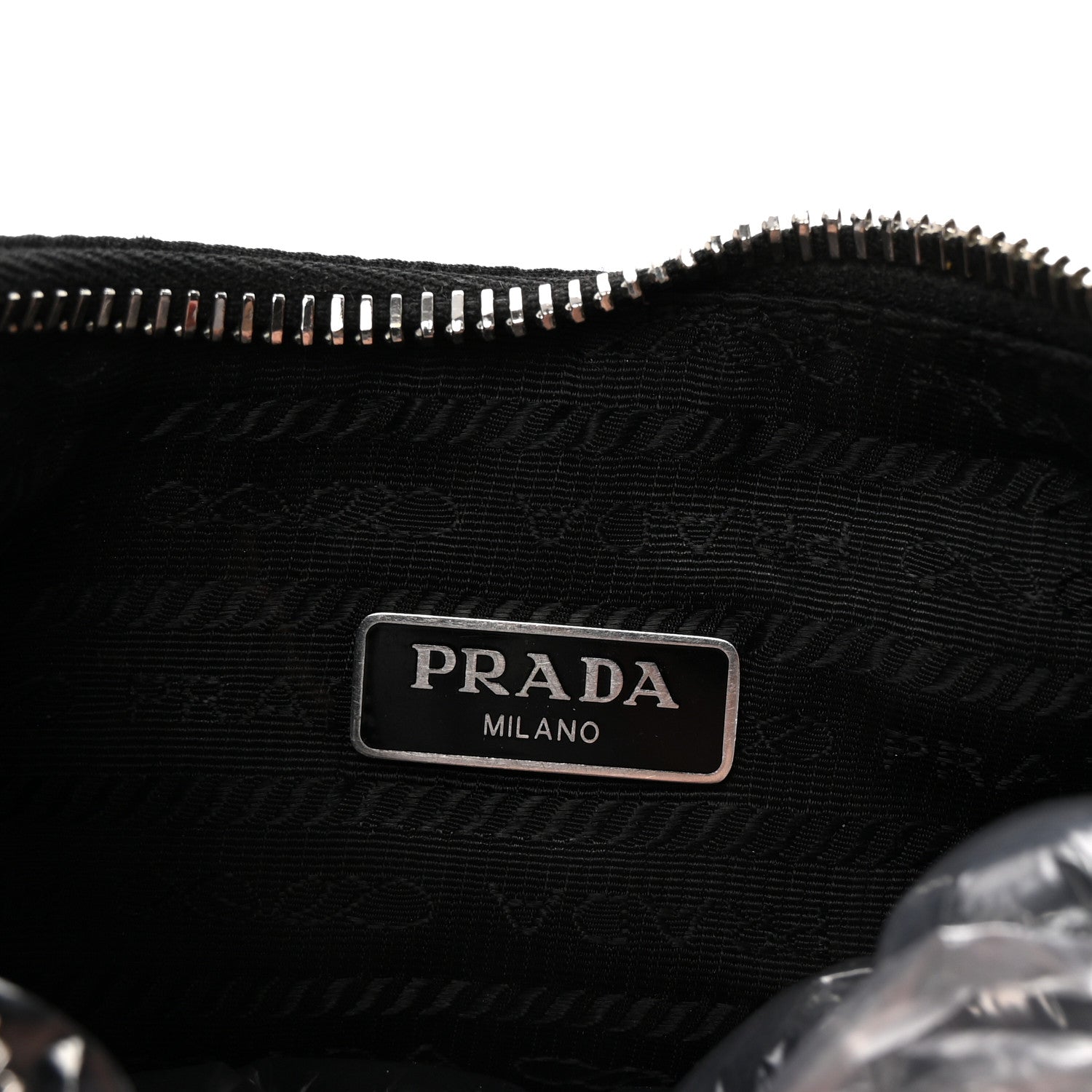 Prada Nylon Re-Edition 2005 Shoulder Bag Black 7 of 10
