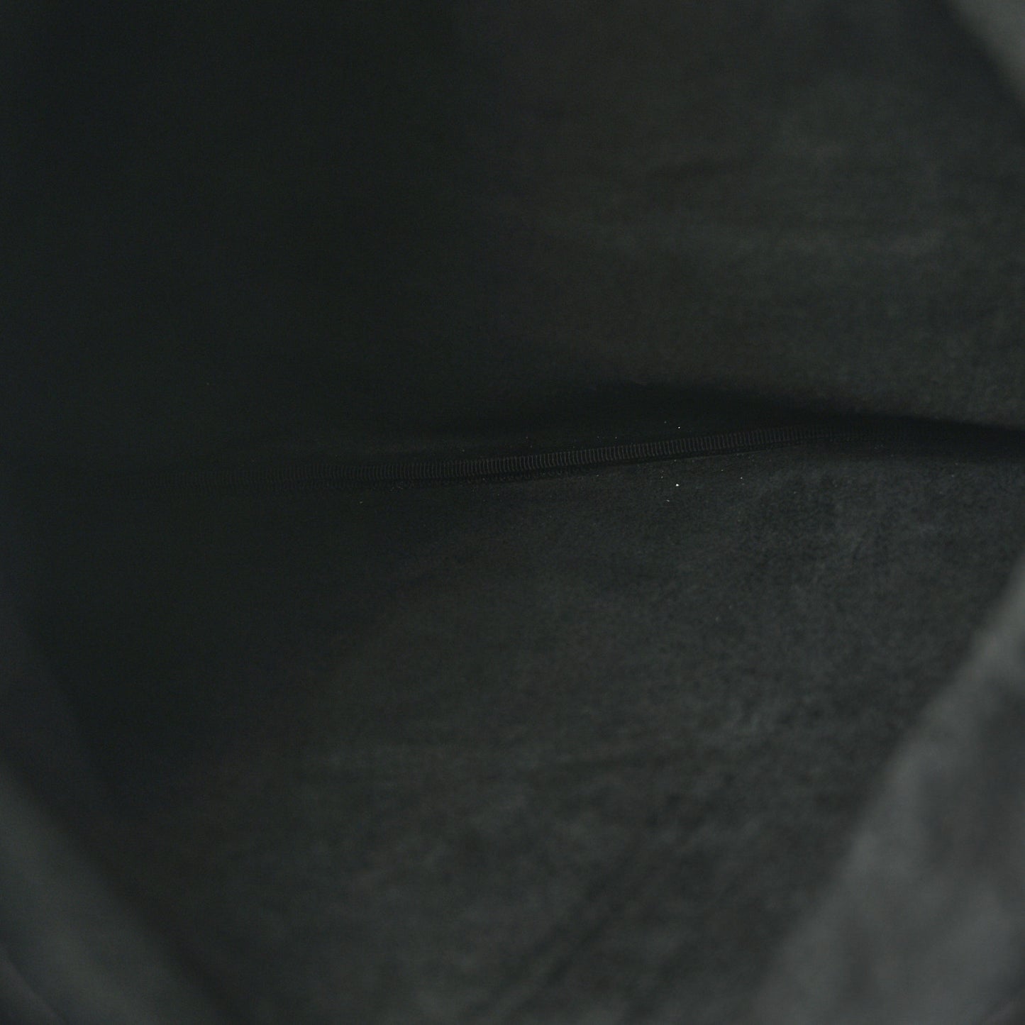 Calfskin Logo Drawstring Backpack Black