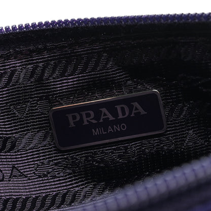 Prada Tessuto Nylon Saffiano Wristlet Viola 6 of 8