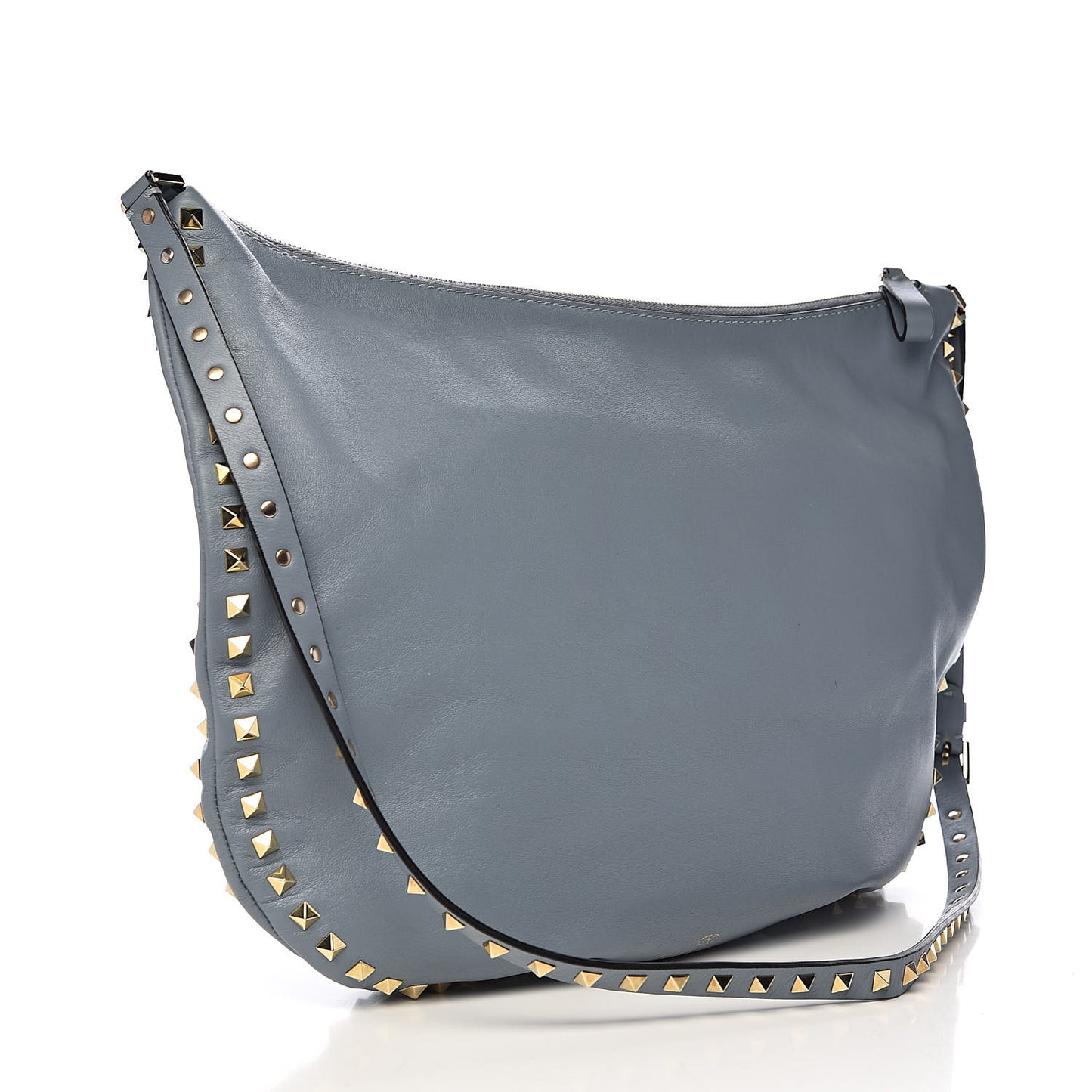 Vitello Rockstud Hobo Light Blue