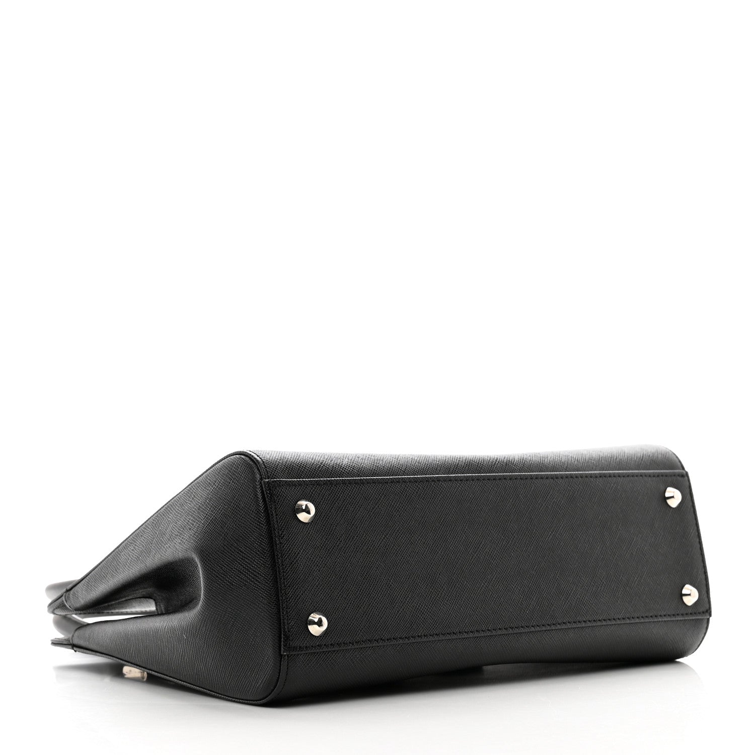 Burberry Derby Calfskin Top Handle Tote Black 4 of 10