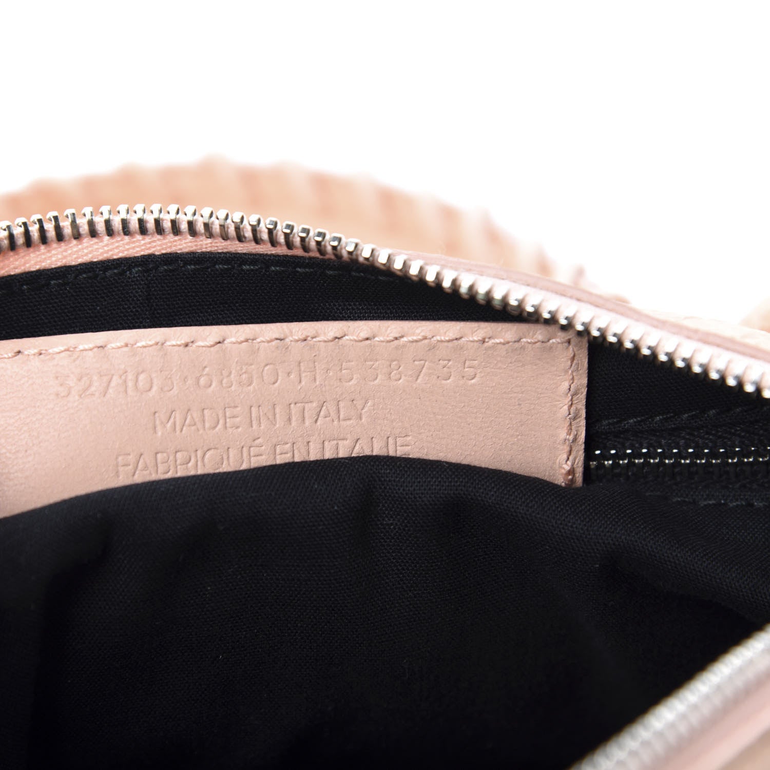 Balenciaga Matte Goatskin Rubber Covered Classic Hardware Mini Twiggy Rose Poudre 10 of 11