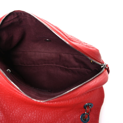 Chanel Sheepskin Quilted Jumbo Easy Flap Dark Pink 5 of 10