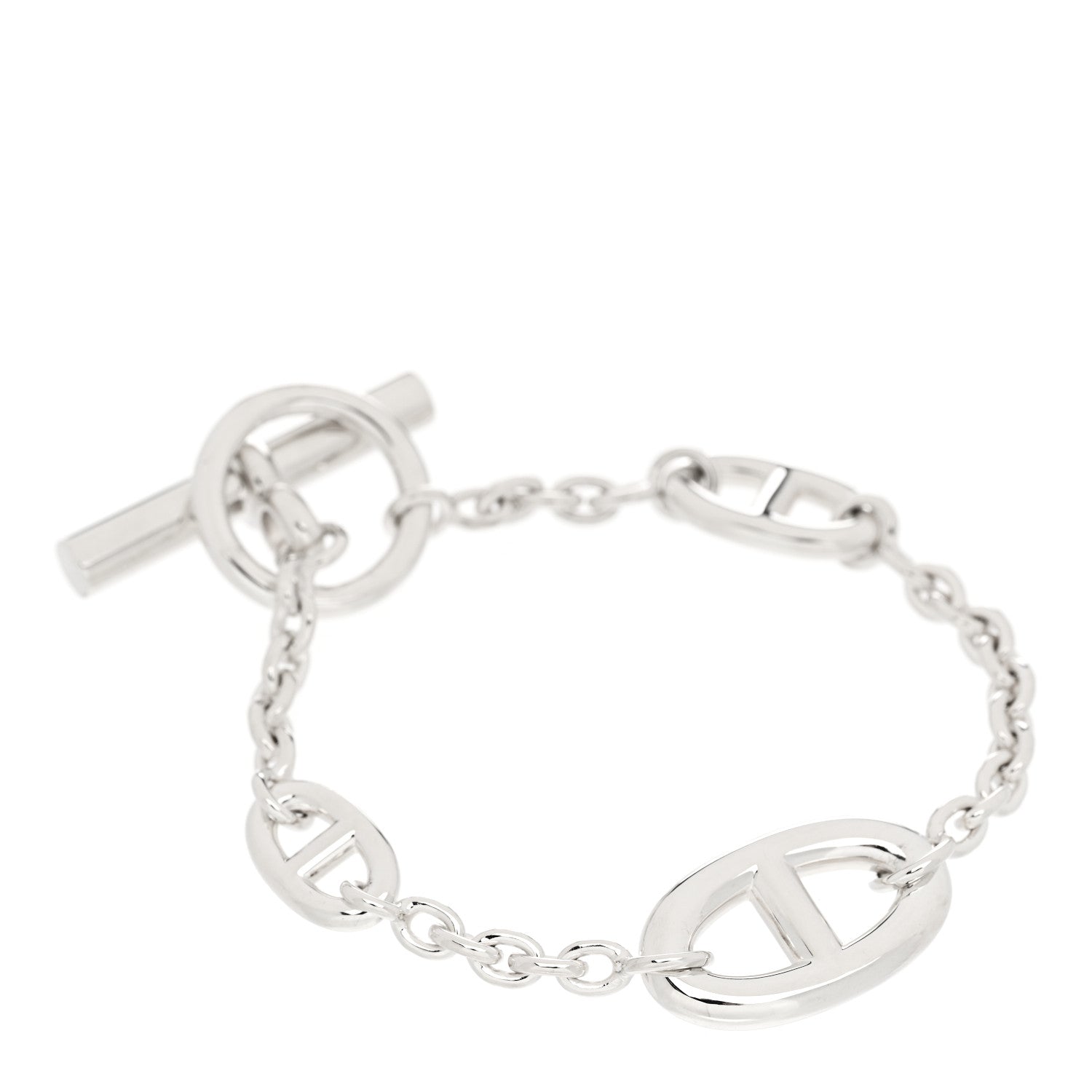 Hermes Sterling Silver Farandole Bracelet ST 1 of 3