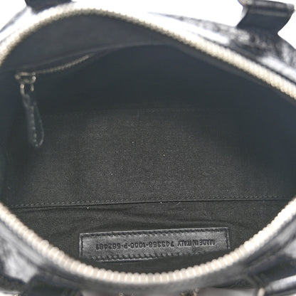 Balenciaga Agneau Arena Mini Le Cagole Duffle Crossbody Bag Black 6 of 14