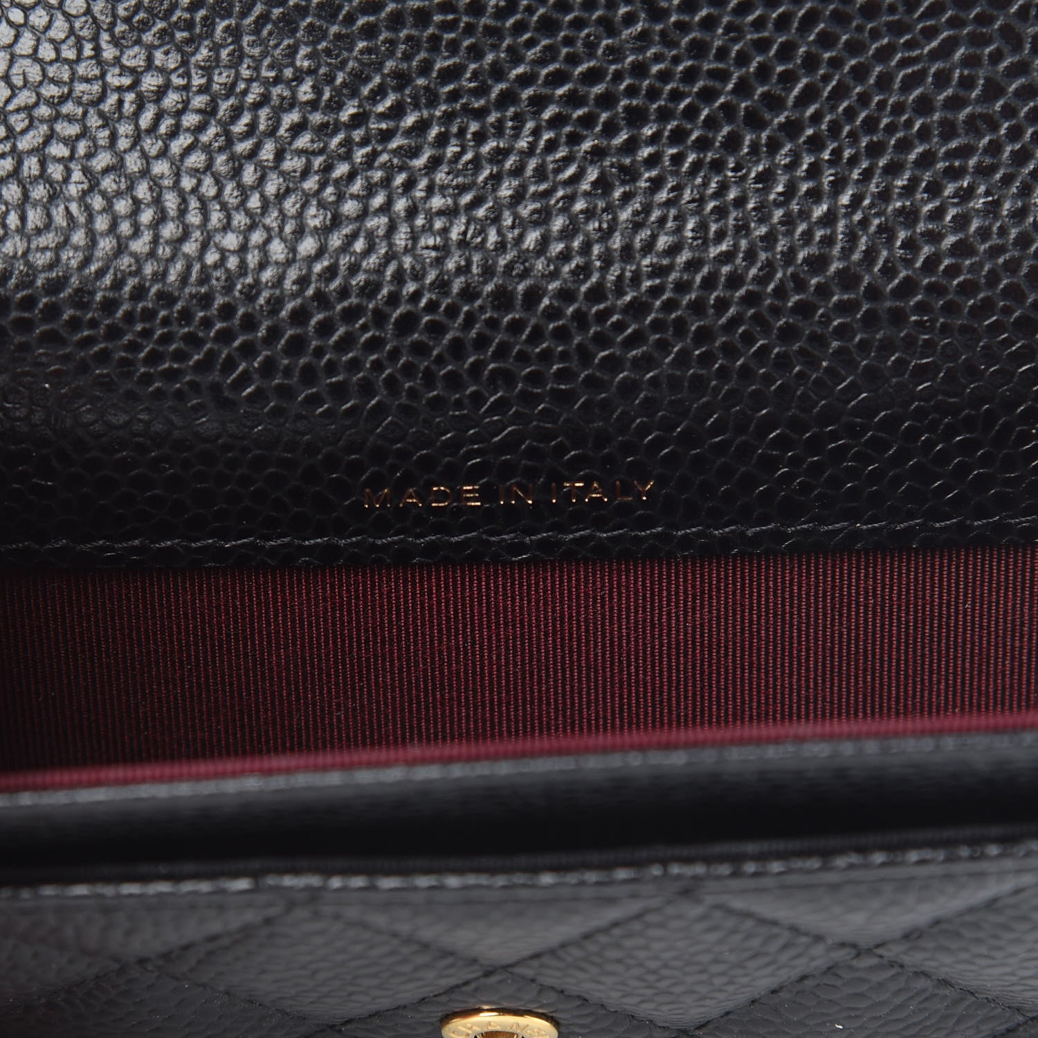 Chanel Caviar Quilted Flap Card Holder Black 7 of 8