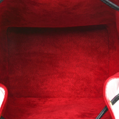 Louis Vuitton Epi Petit Bi-Color Noe Castillan Red Black 5 of 9