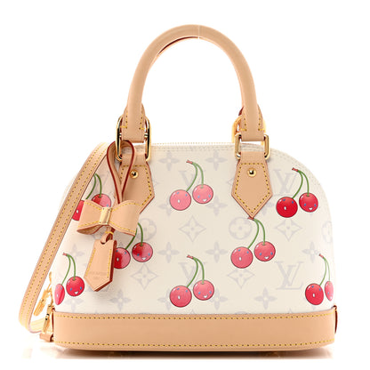 Louis Vuitton LV X TM Monogram Cerises Alma BB White 1 of 9
