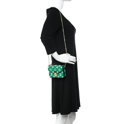 Louis Vuitton Monogram Jacquard Velvet Micro Metis Green 2 of 12