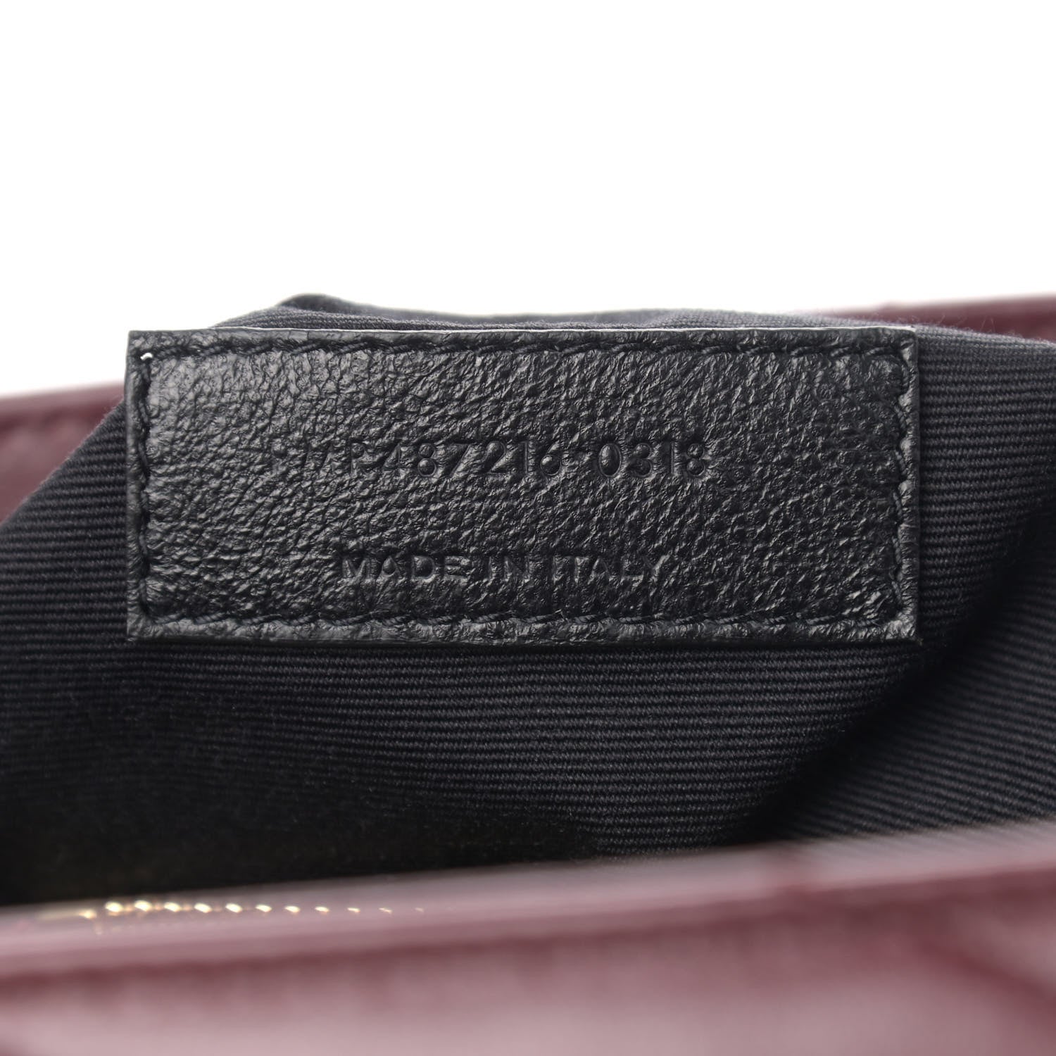 Saint Laurent Calfskin Y Quilted Monogram Medium Loulou Chain Satchel Palissandre 8 of 15