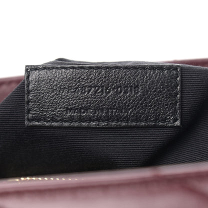 Saint Laurent Calfskin Y Quilted Monogram Medium Loulou Chain Satchel Palissandre 8 of 15