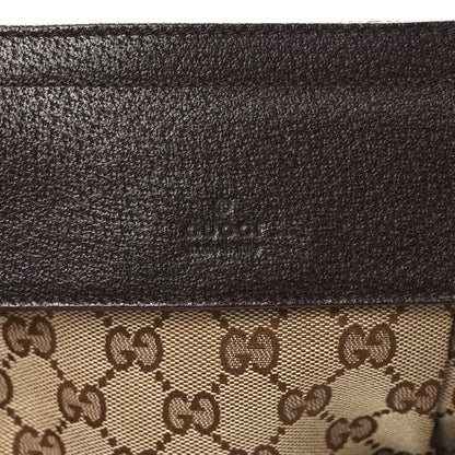 Gucci GG Monogram Double Pocket Belt Bag Dark Brown 7 of 9