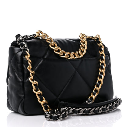 Chanel Lambskin Quilted Medium Chanel 19 Flap Black 3 of 10