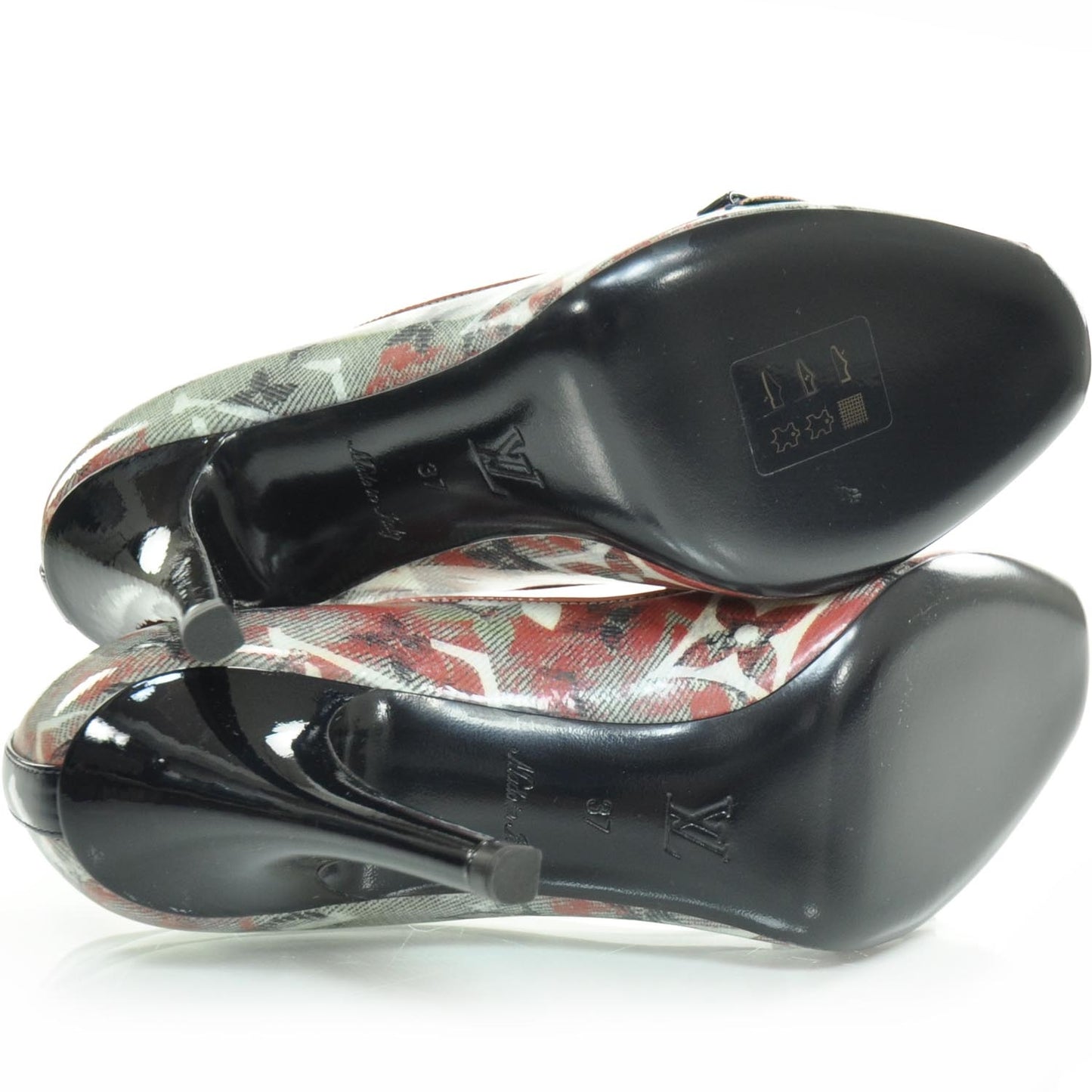 Monogram Richard Prince Flash Pulp Heels 37