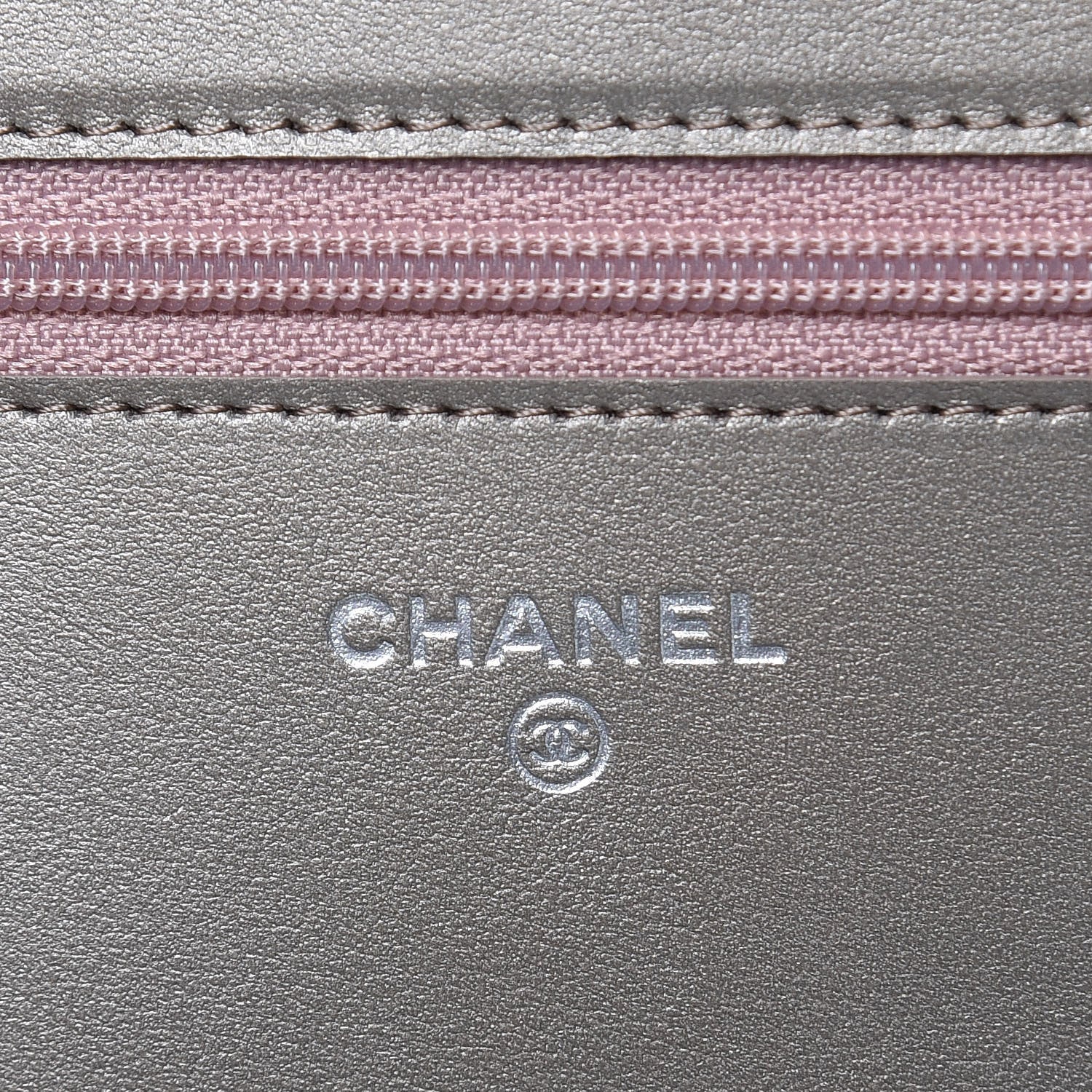 Chanel Metallic Caviar Quilted Boy Wallet On Chain WOC Copper 6 of 12