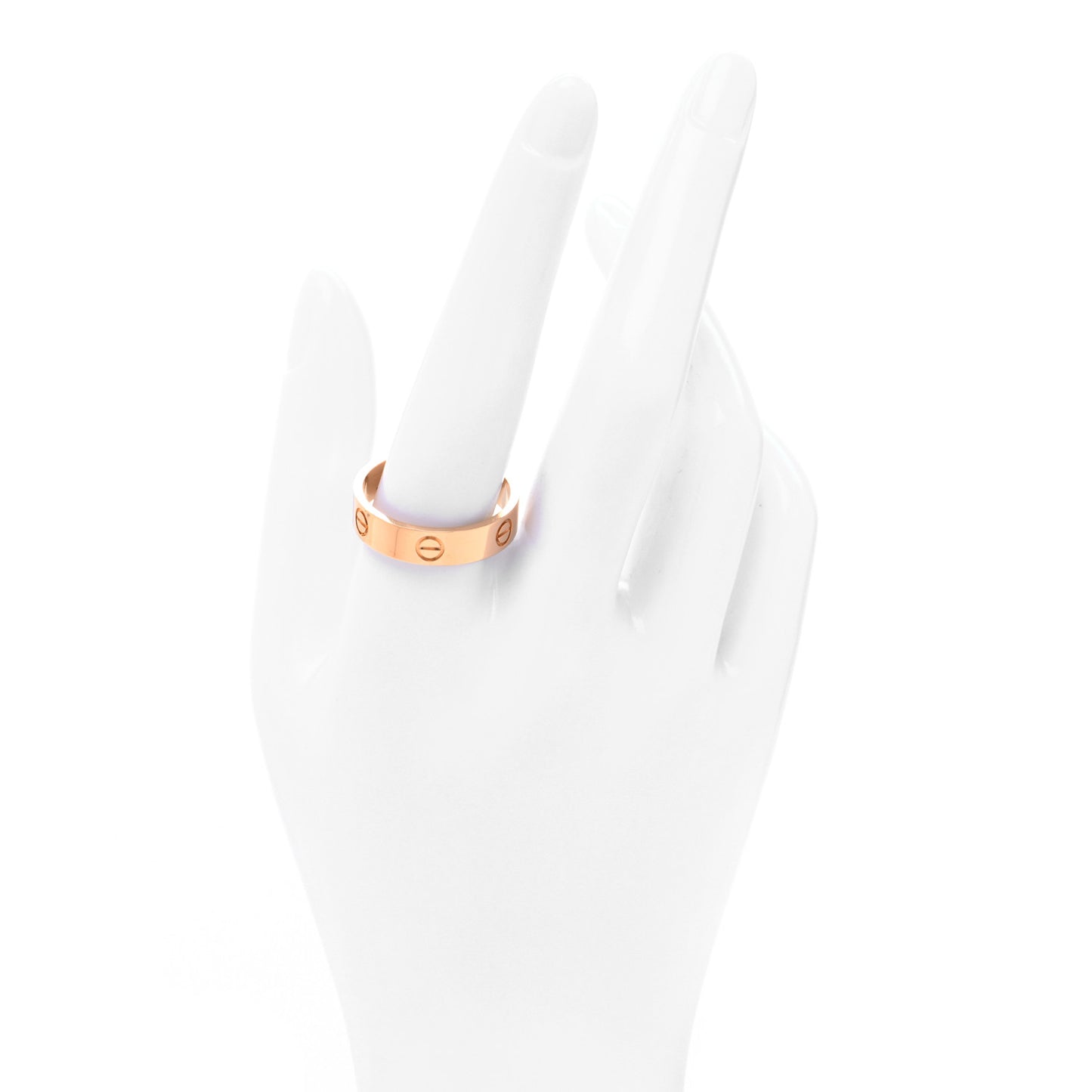 18K Yellow Gold 5.5mm LOVE Ring 64 10.75