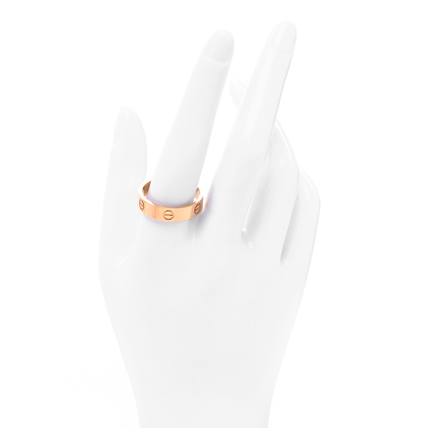 Cartier 18K Yellow Gold 5.5mm LOVE Ring 64 10.75 2 of 4