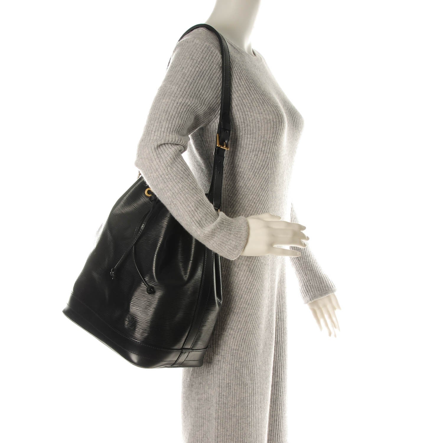 Louis Vuitton Epi Noe Black 2 of 7