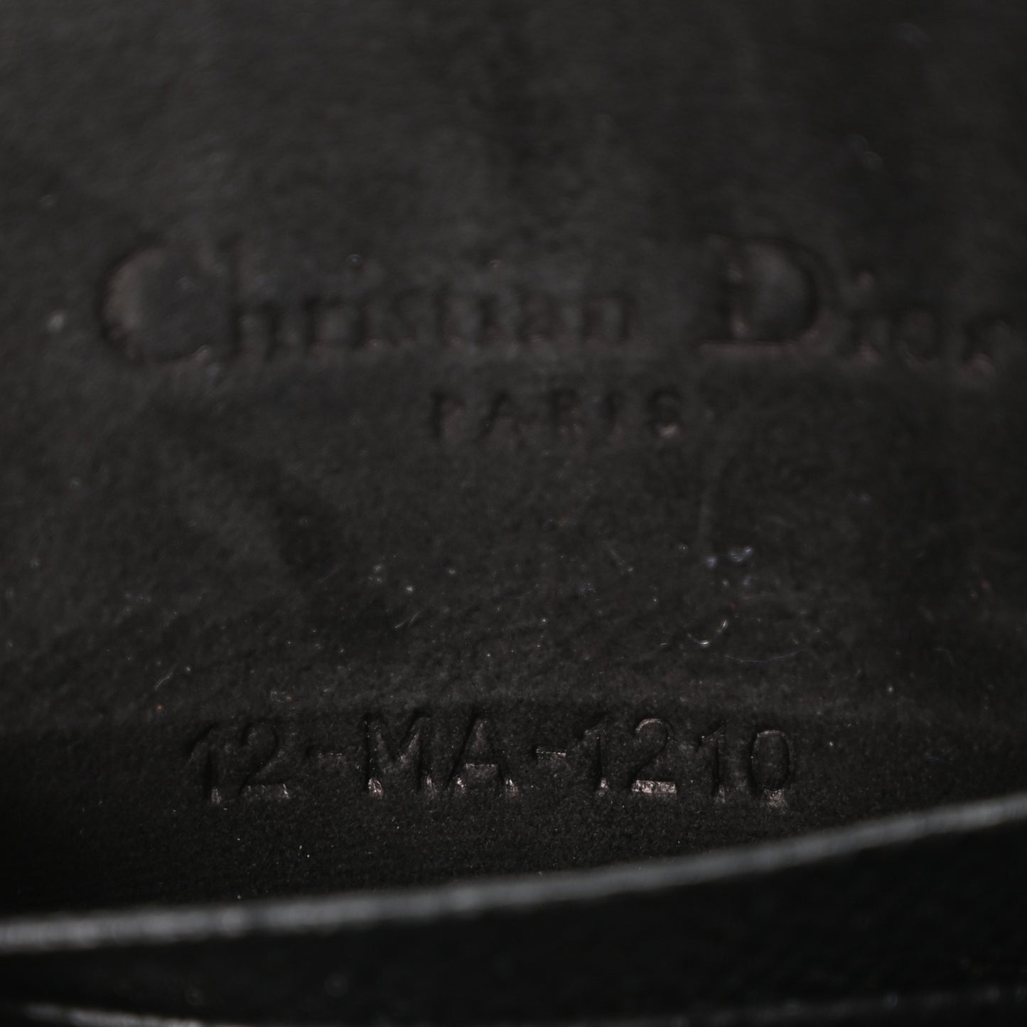 Grained Calfskin Saddle Belt Bag Black