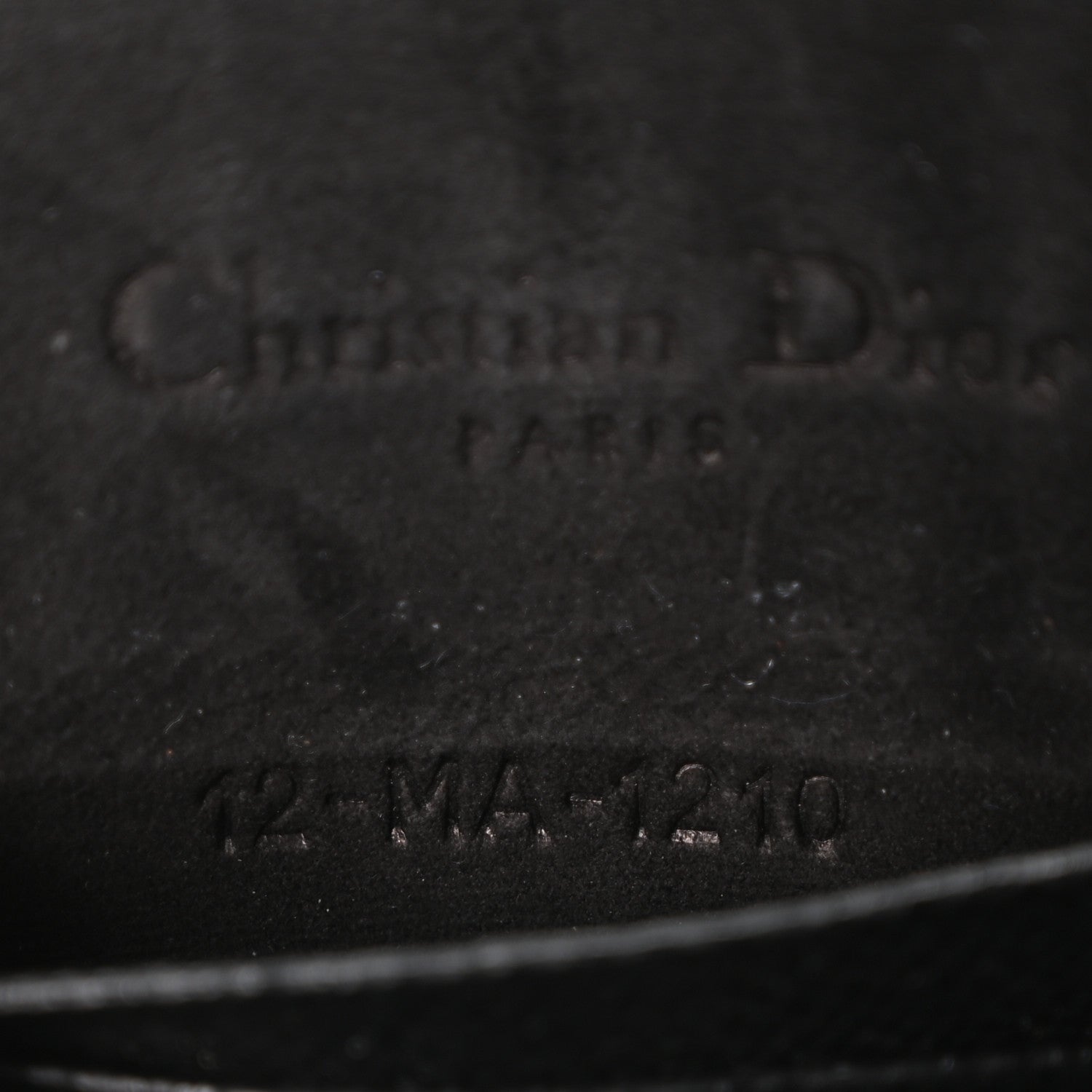 Christian Dior Grained Calfskin Saddle Belt Bag Black 7 of 10