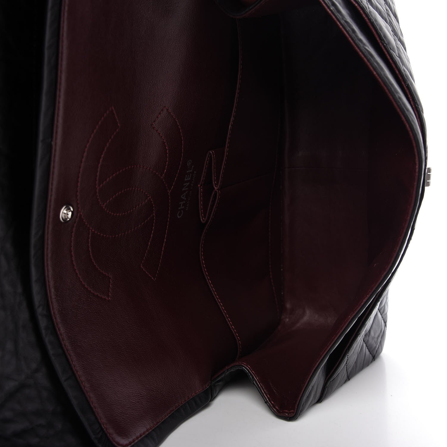 Chanel Aged Calfskin Quilted 2.55 Reissue 226 Flap Black 5 of 10
