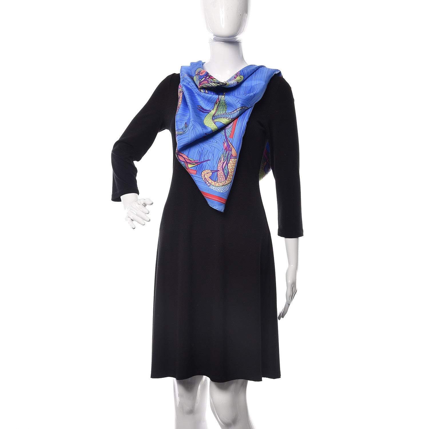 Hermes Silk La Mare aux Canards Scarf 90 2 of 5