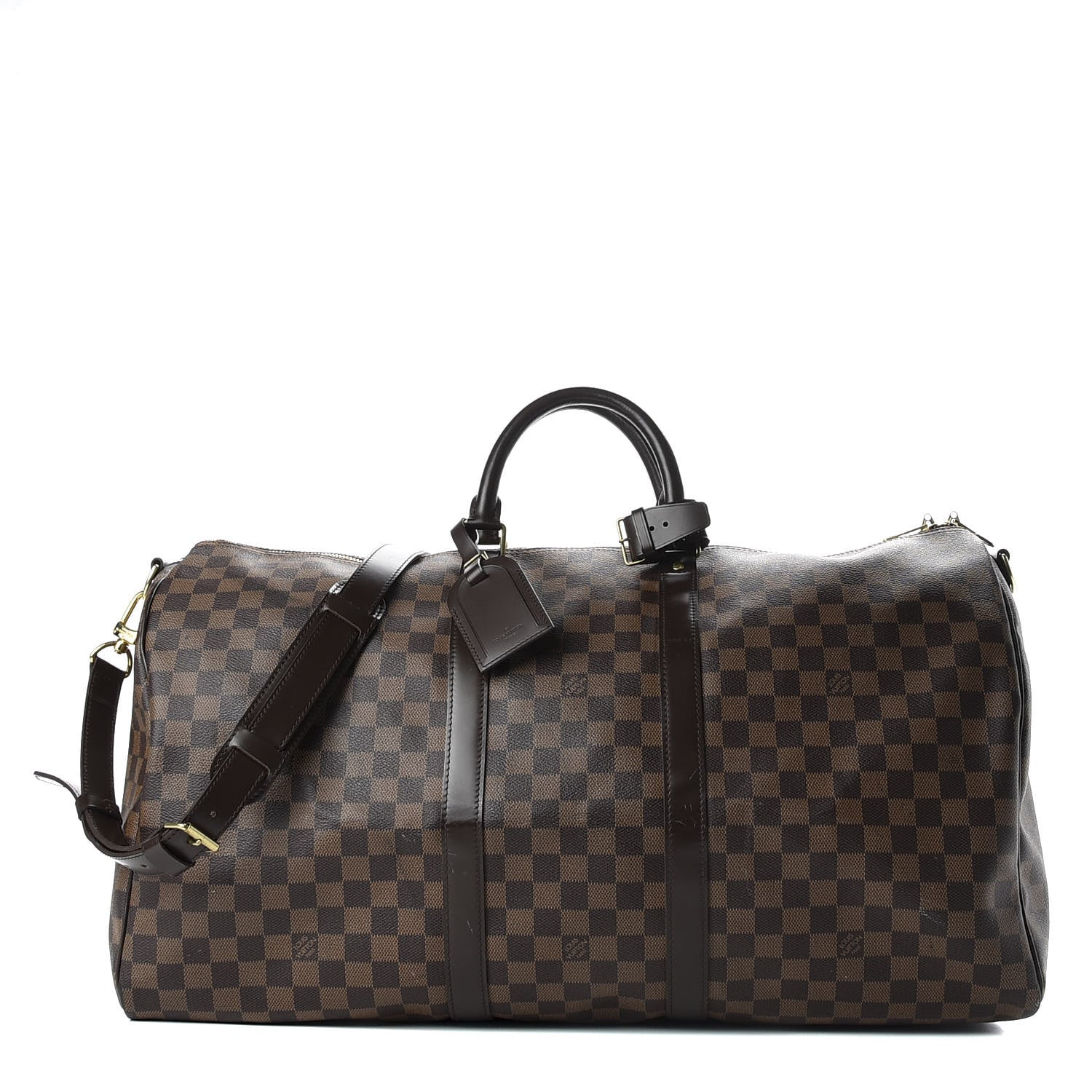 Louis Vuitton Damier Ebene Keepall Bandouliere 55 1 of 8