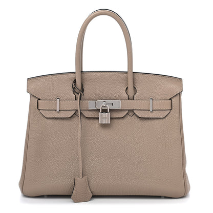 Hermes Togo Birkin 30 Gris Tourterelle 1 of 9