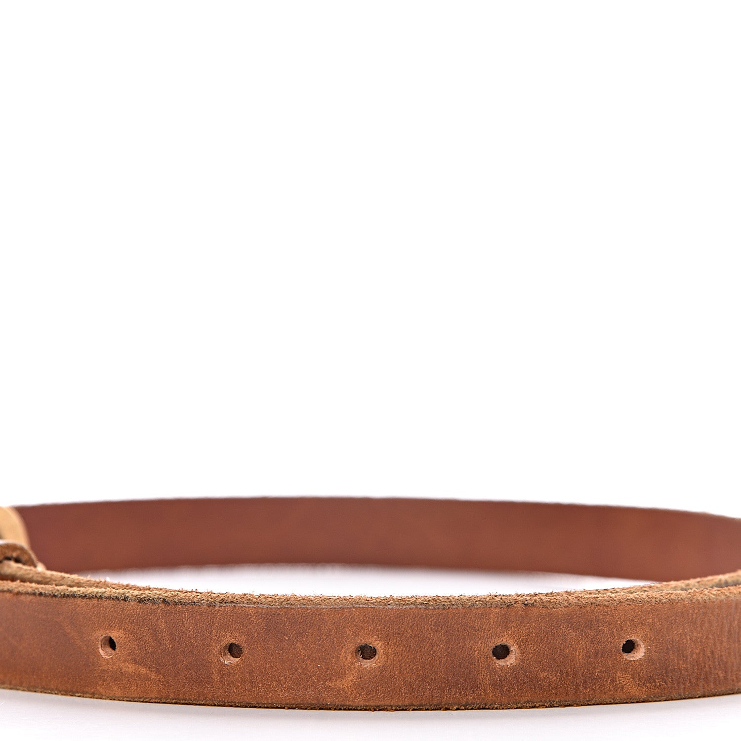 Gucci Faded Calfskin Double G 20mm Belt 80 32 Cuir 7 of 8