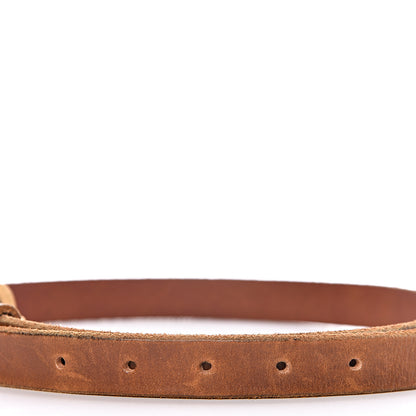 Gucci Faded Calfskin Double G 20mm Belt 80 32 Cuir 7 of 8