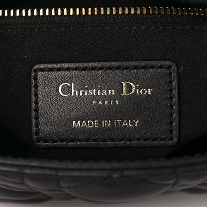 Christian Dior Lambskin Cannage Mini Lady Dior Black 6 of 11