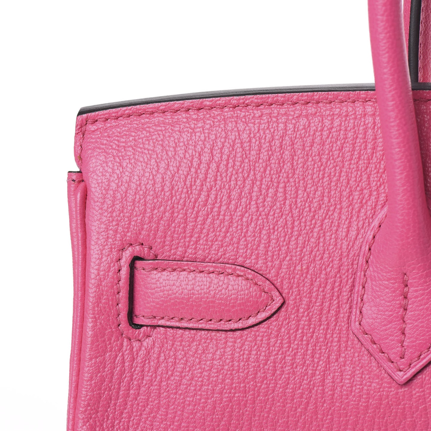 Chevre Mysore Horseshoe Birkin 30 Rose Tyrien Ultraviolet