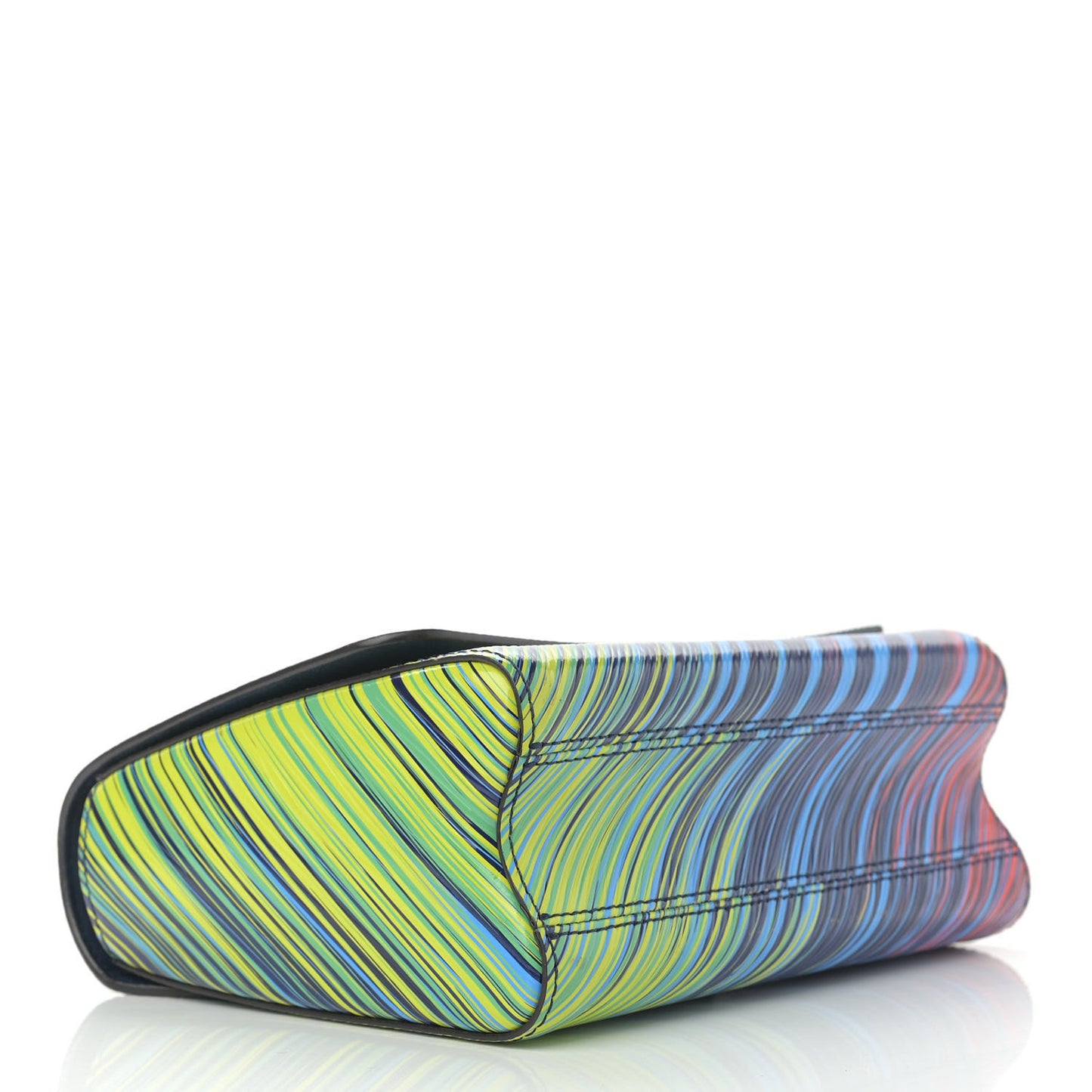 Epi Tropical Twist Shoulder Bag MM Vert Rouge