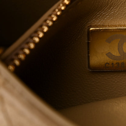 Chanel Suede Calfskin Mini Souplissimo Maxi Flap Dark Beige 7 of 10