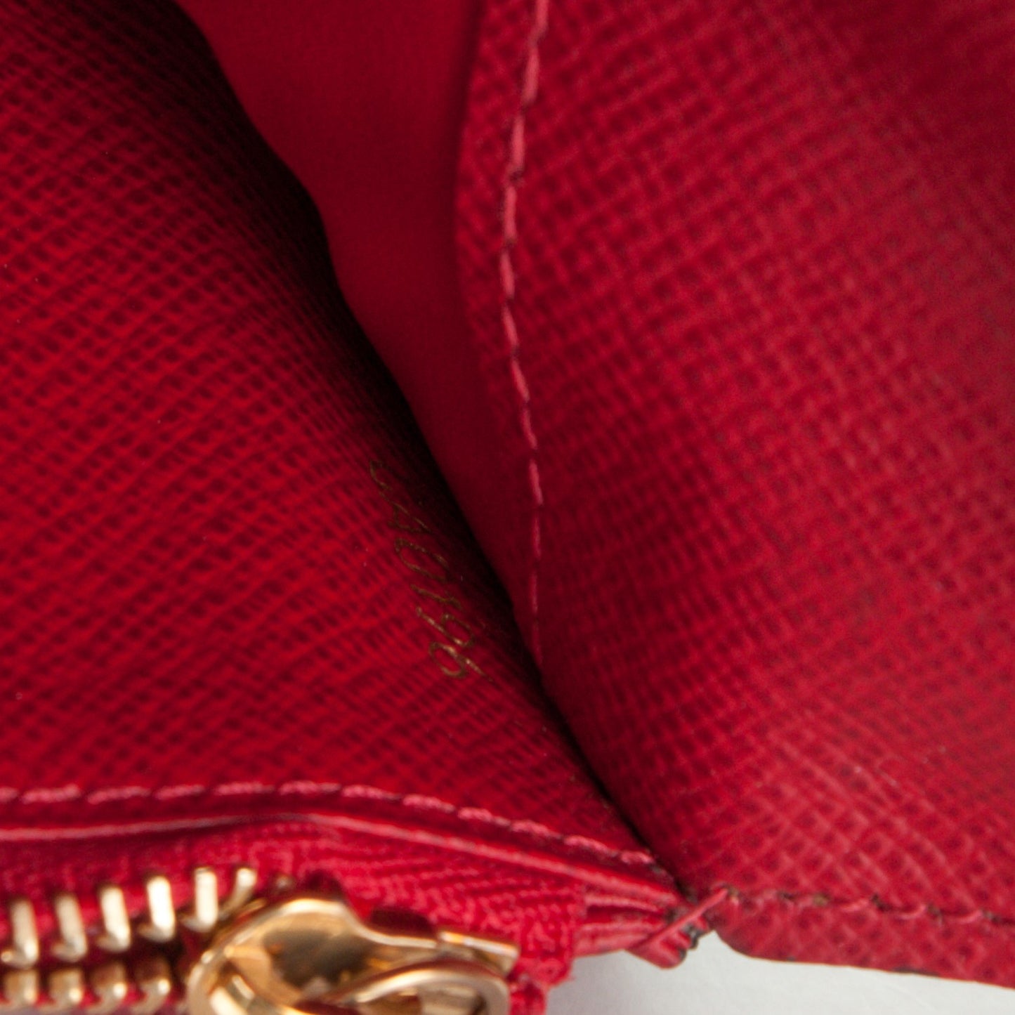 Damier Ebene Insolite Wallet Red
