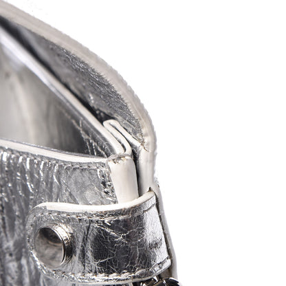 Christian Dior Metallic Calfskin Large Diorever Flap Silver 12 of 19