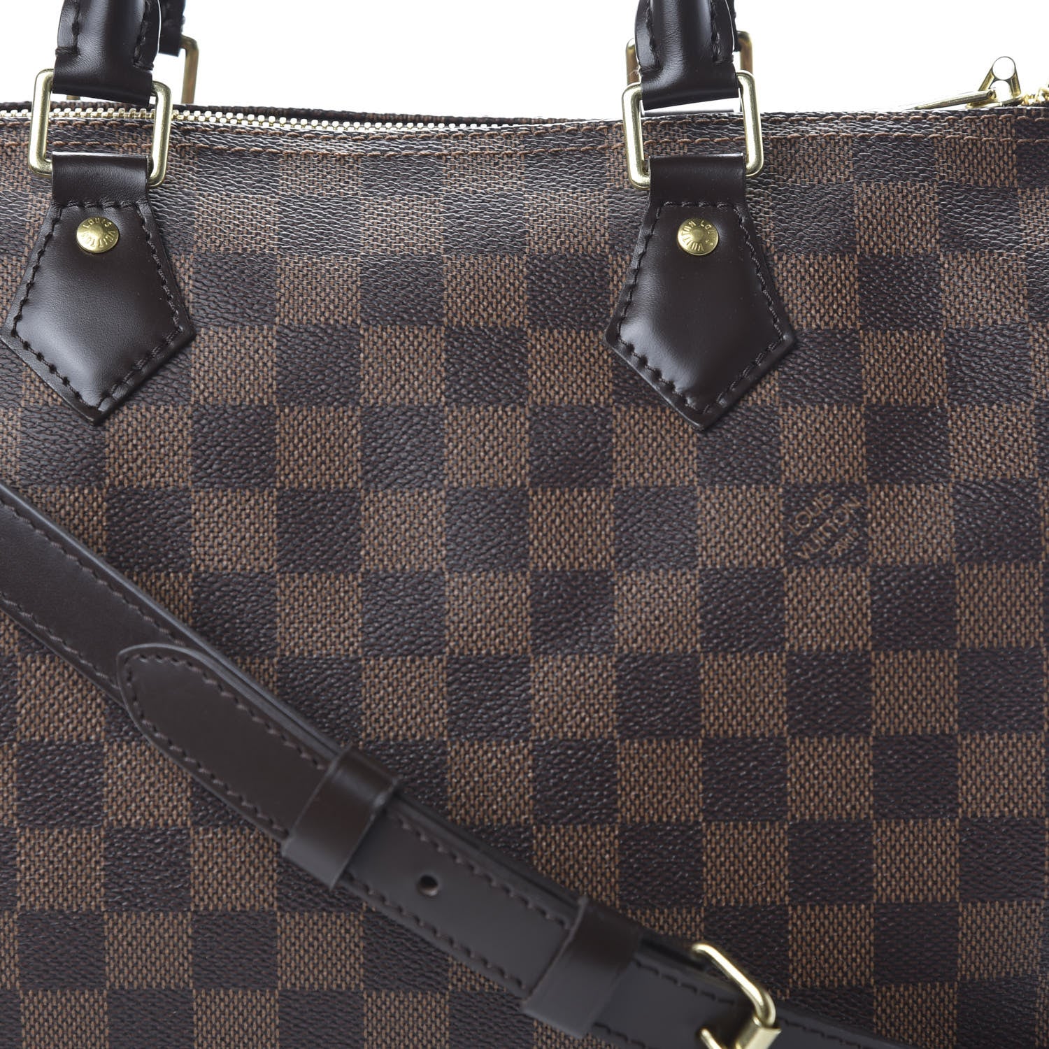Louis Vuitton Damier Ebene Speedy Bandouliere 30 10 of 10