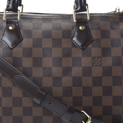 Louis Vuitton Damier Ebene Speedy Bandouliere 30 10 of 10
