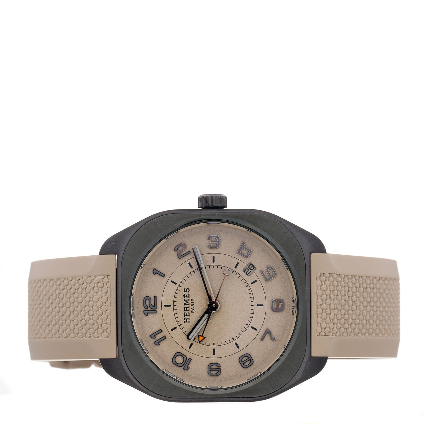 Titanium Rubber 39mm H08 Special Edition Automatic Watch Taupe