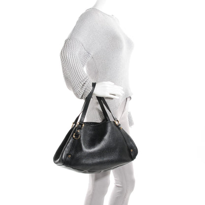 Gucci Calfskin Medium Abbey Shoulder Bag Black 2 of 7