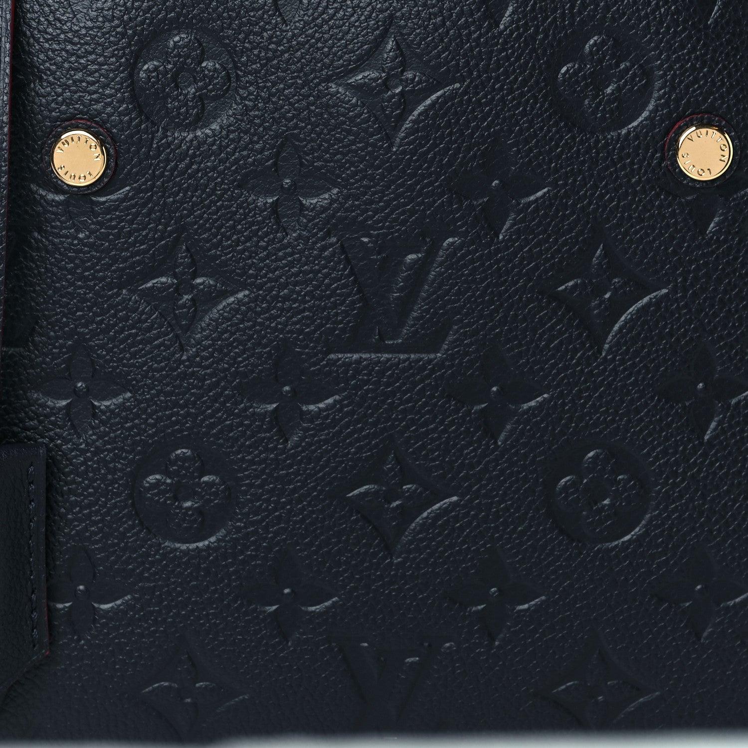Louis Vuitton Empreinte Montaigne BB Marine Rouge 7 of 9