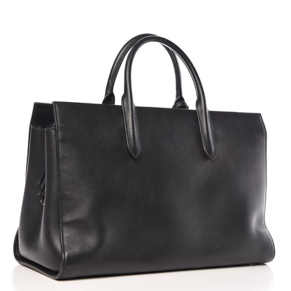 Saint Laurent Calfskin Large Jane Tote Bag Black 3 of 16