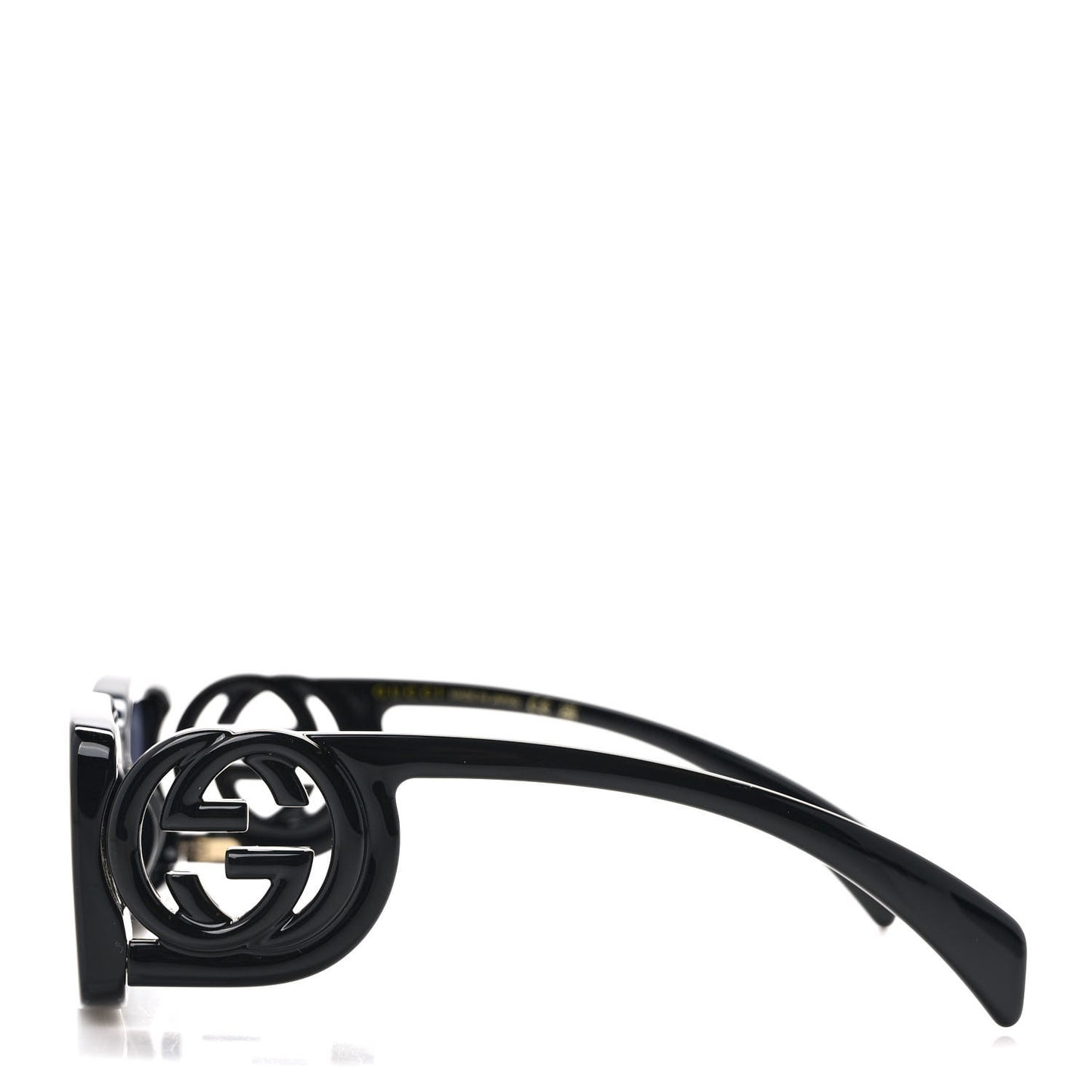 Acetate Chaise Rectangler Frame Sunglasses GG1325S Black