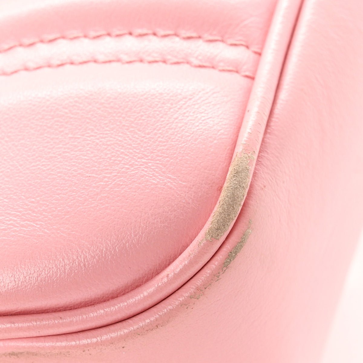 Gucci Calfskin Matelasse Medium GG Marmont Shoulder Bag Wild Rose 11 of 11