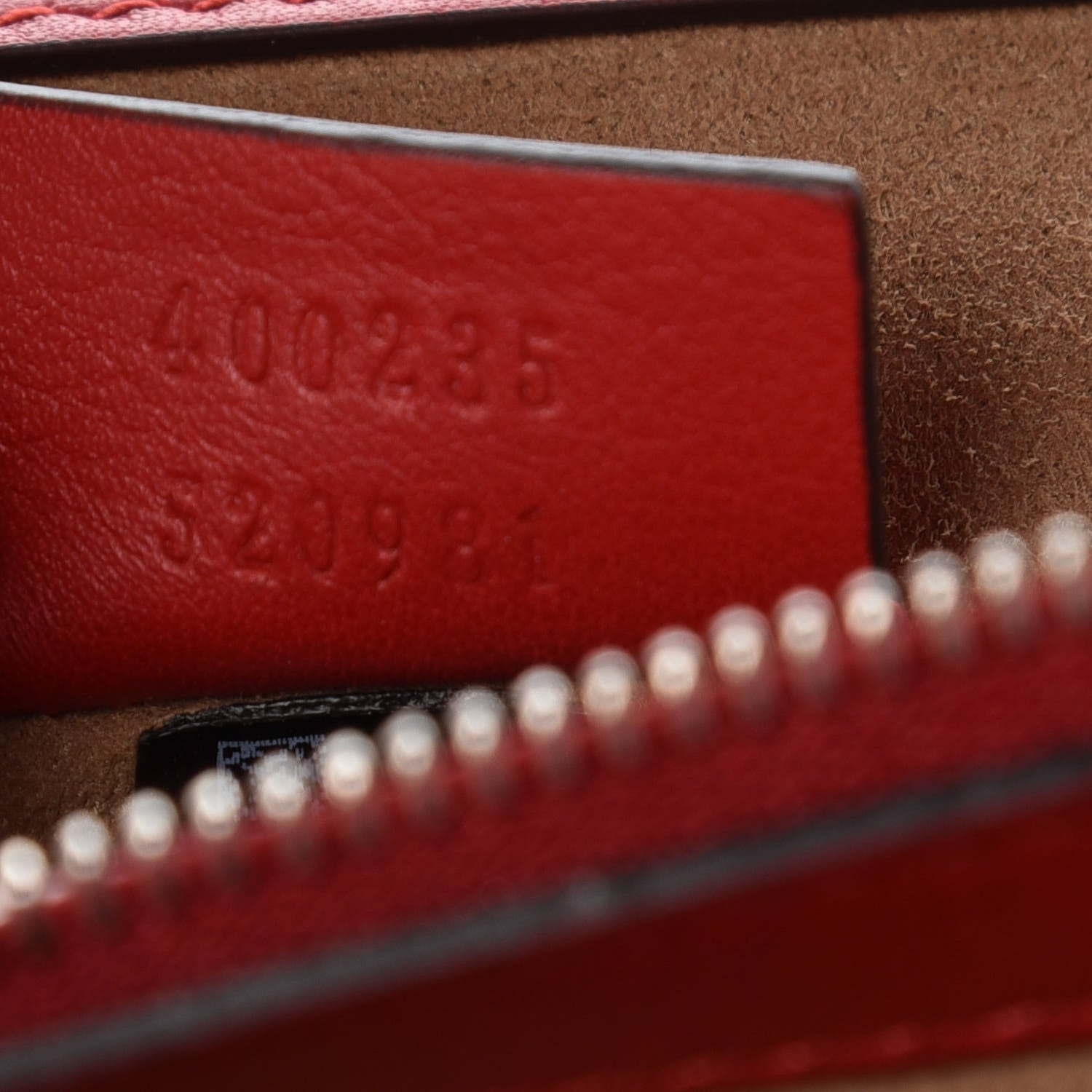 Gucci GG Supreme Monogram Arabesque Medium Dionysus Shoulder Bag Hibiscus Red 7 of 7