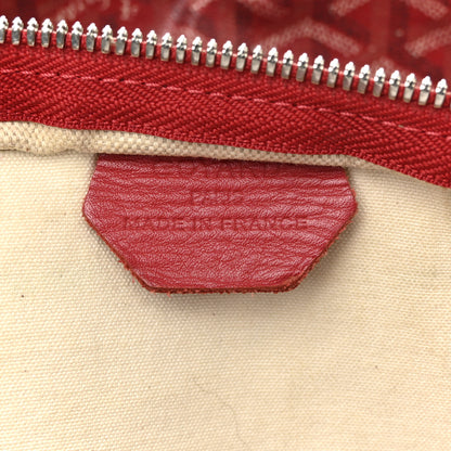 Goyard Goyardine Fidji Zip Hobo Red 6 of 19